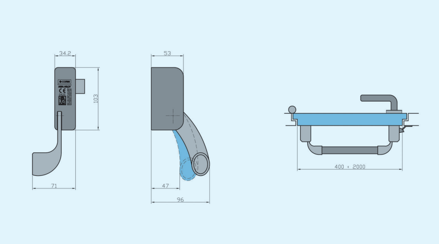 μπαρα πανικου assa abloy σχεδιο